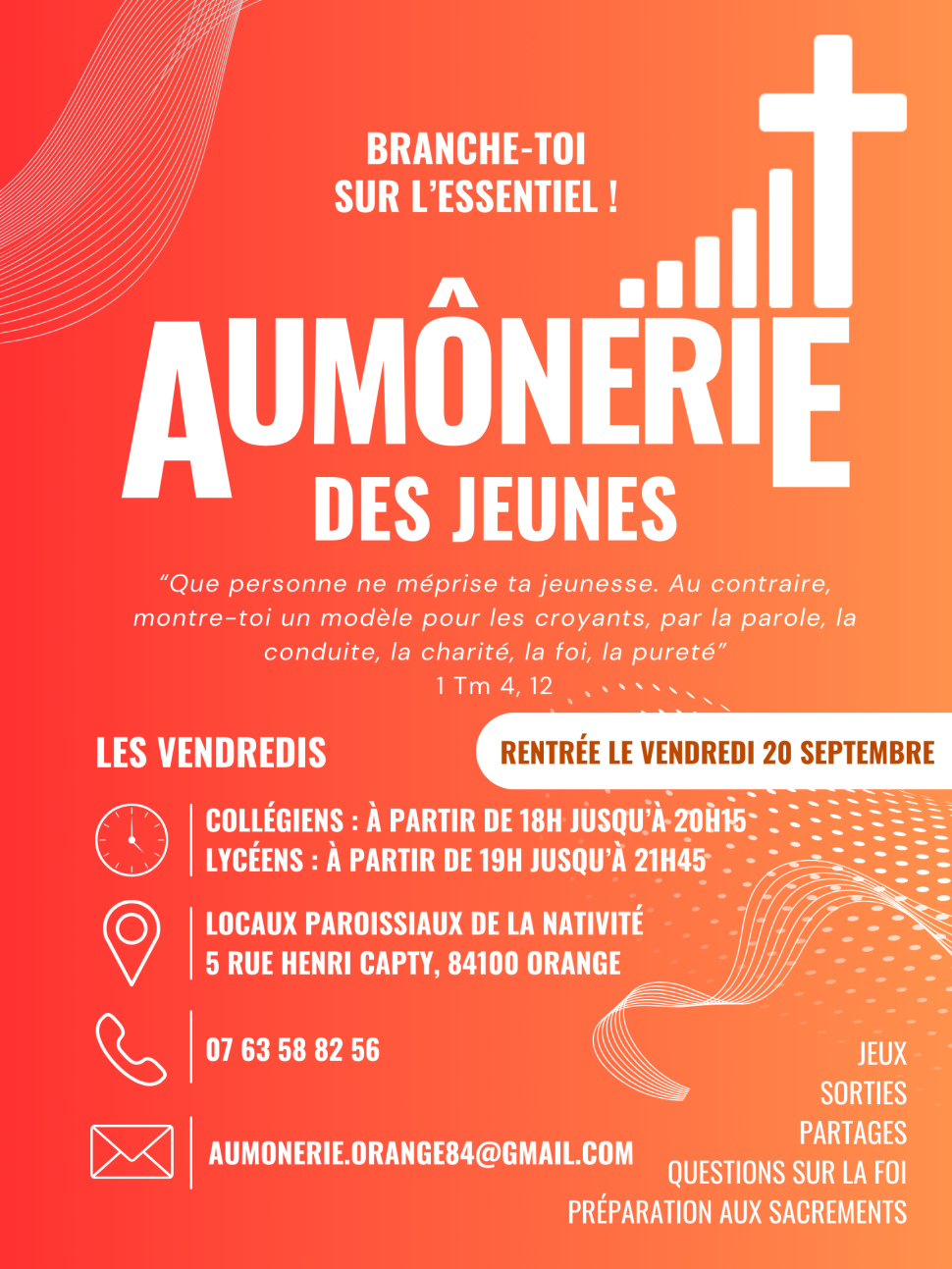 Affiche Aumônerie 2024 2025