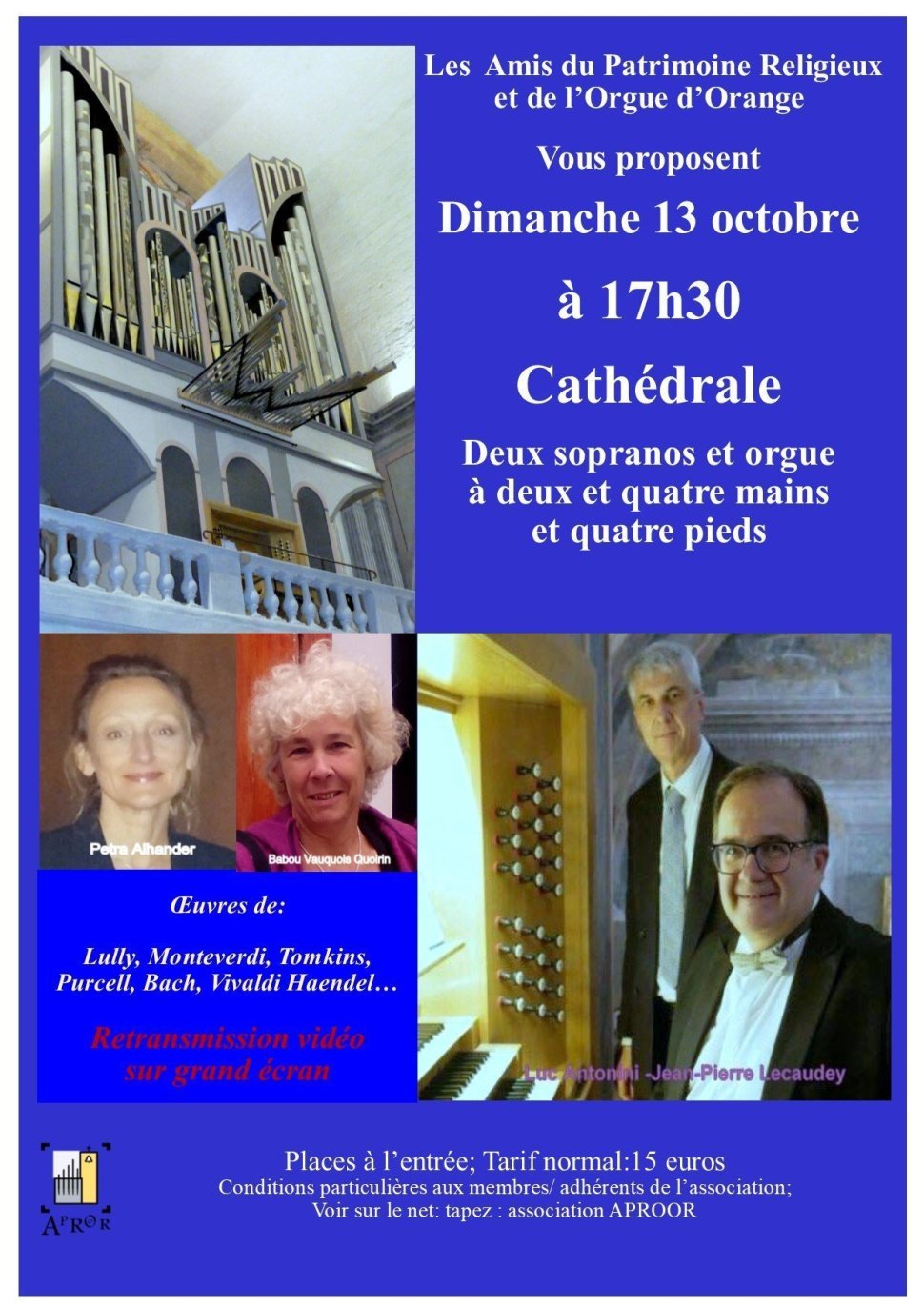 Affiche concert 13 octobre 2024