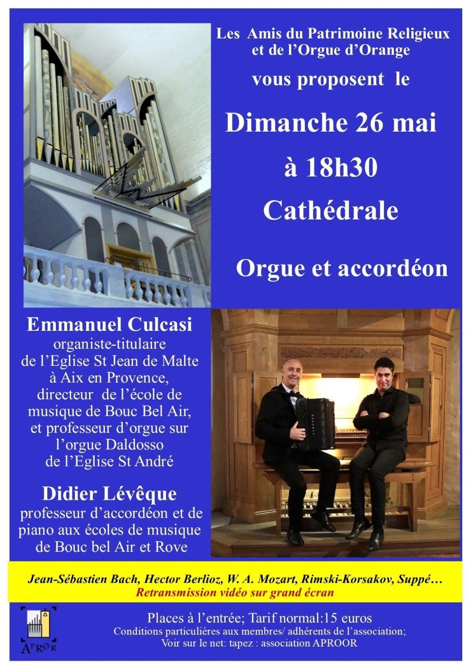 Affiche orgue accordéon